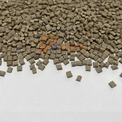 kupować 40% Pellety wytłaczane z włókien szklanych Plastiki Brązowe granule do formowania wtryskowego PPS online manufacture
